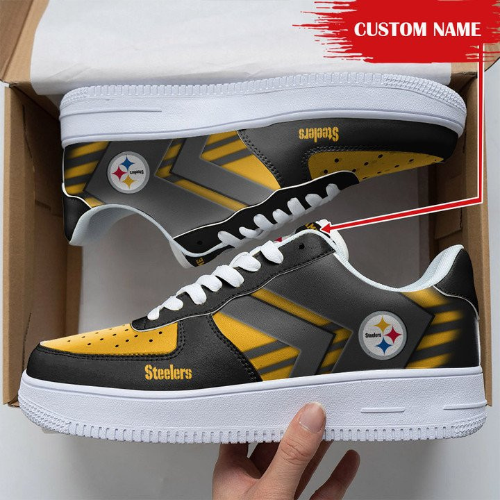JWFancy Pittsburgh Steelers NFL Air Low-Top Sneakers Shoes For Men And Women
