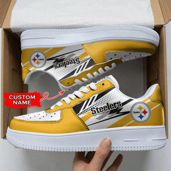 JWFancy Pittsburgh Steelers NFL Air Low-Top Sneakers Shoes For Men And Women