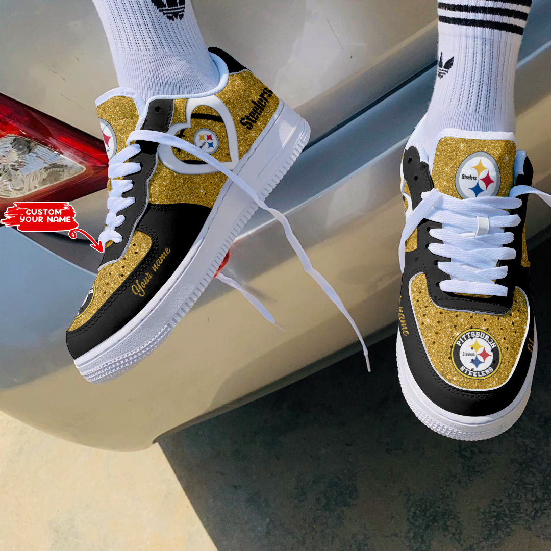 JWFancy Pittsburgh Steelers NFL Air Low-Top Sneakers Shoes For Men And Women