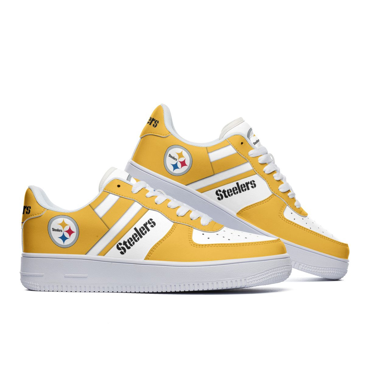 JWFancy Pittsburgh Steelers NFL Air Low-Top Sneakers Shoes For Men And Women