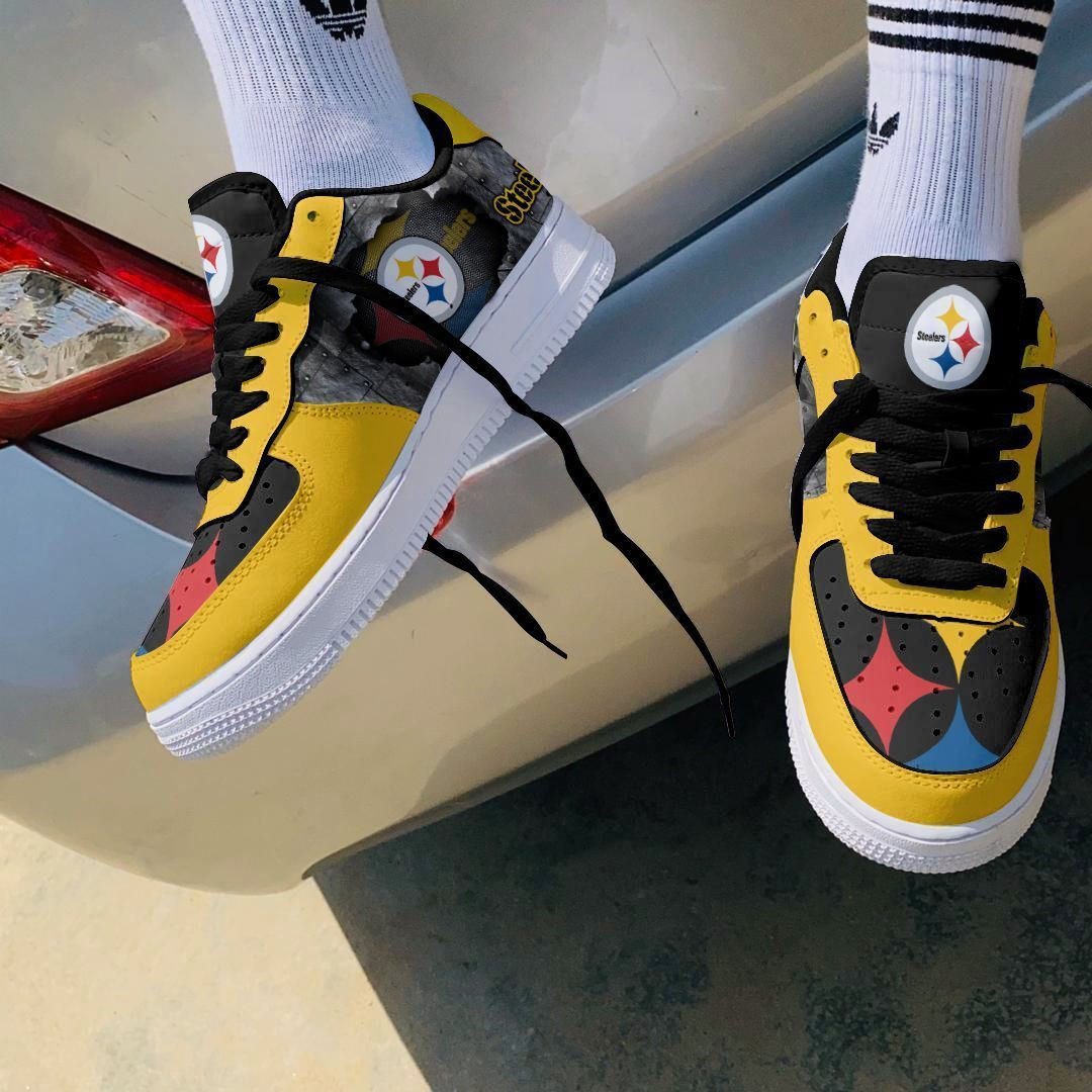 JWFancy Pittsburgh Steelers NFL Air Low-Top Sneakers Shoes For Men And Women