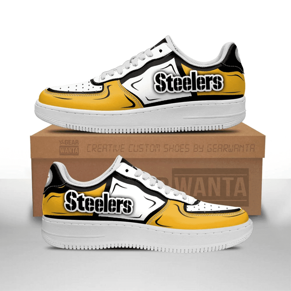 JWFancy Pittsburgh Steelers NFL Air Low-Top Sneakers Shoes For Men And Women