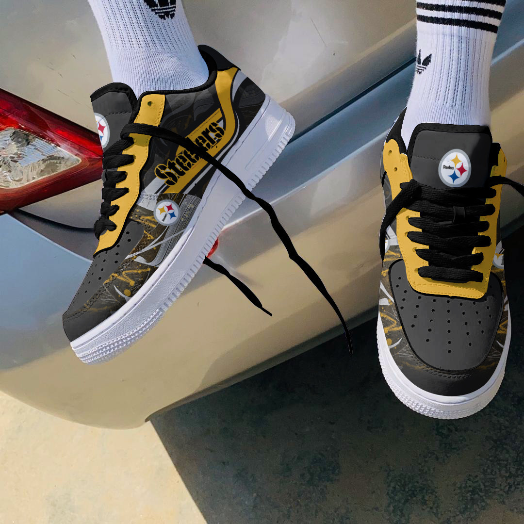 JWFancy Pittsburgh Steelers NFL Air Low-Top Sneakers Shoes For Men And Women