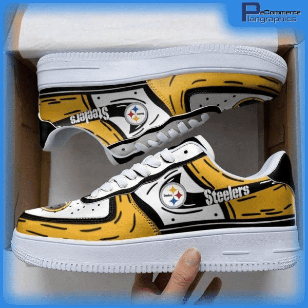 JWFancy Pittsburgh Steelers NFL Air Low-Top Sneakers Shoes For Men And Women