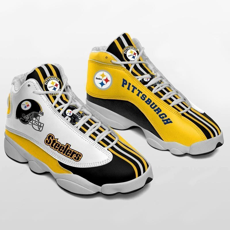 JWFancy Pittsburgh Steelers NFL AJ13 Sneakers Shoes For Men And Women