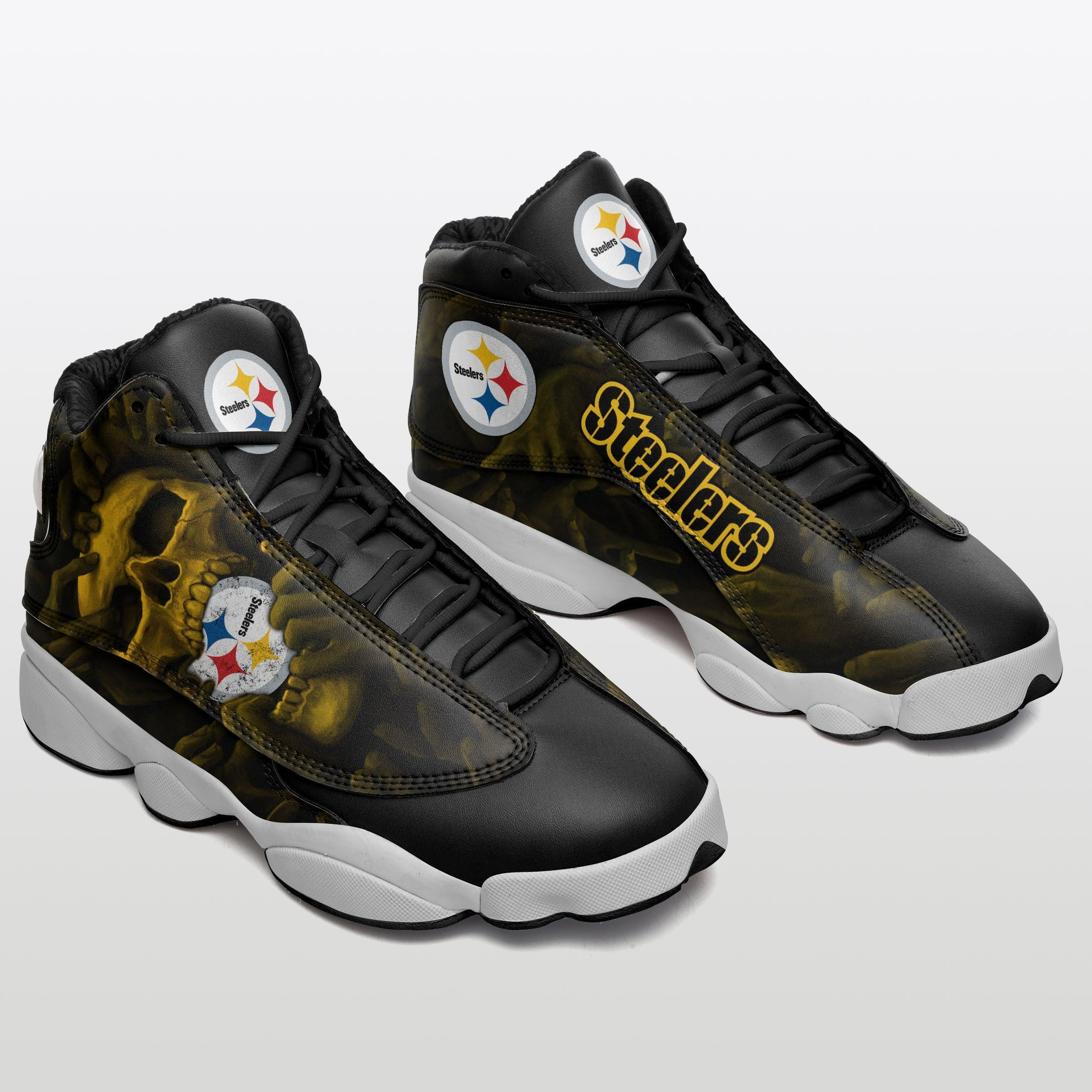 JWFancy Pittsburgh Steelers NFL AJ13 Sneakers Shoes For Men And Women