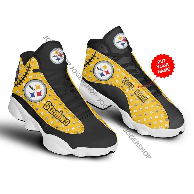 JWFancy Pittsburgh Steelers NFL AJ13 Sneakers Shoes For Men And Women