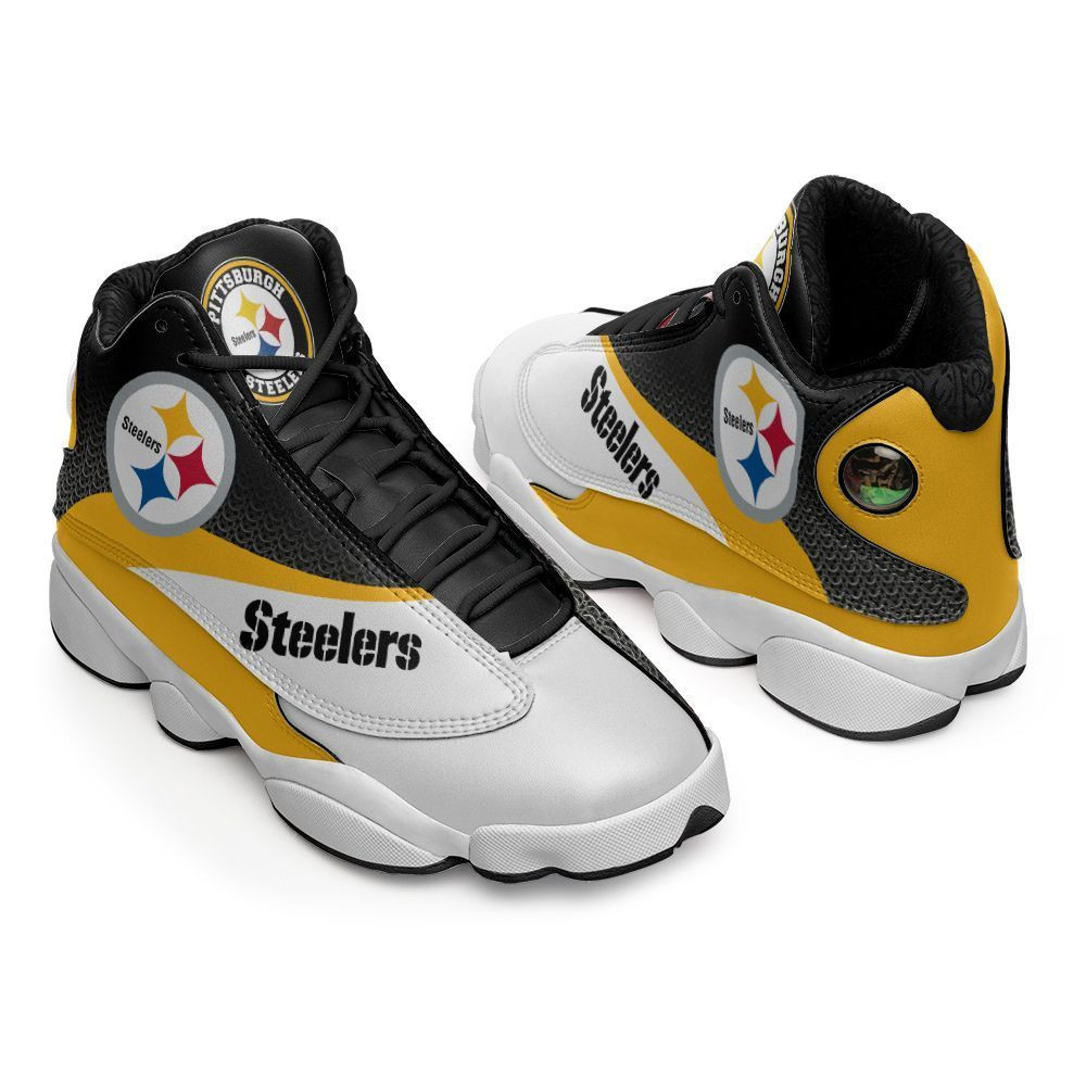 JWFancy Pittsburgh Steelers NFL AJ13 Sneakers Shoes For Men And Women