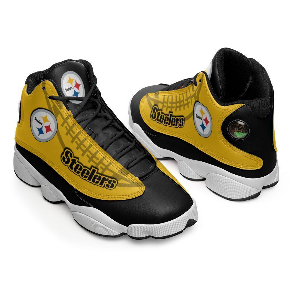 JWFancy Pittsburgh Steelers NFL AJ13 Sneakers Shoes For Men And Women