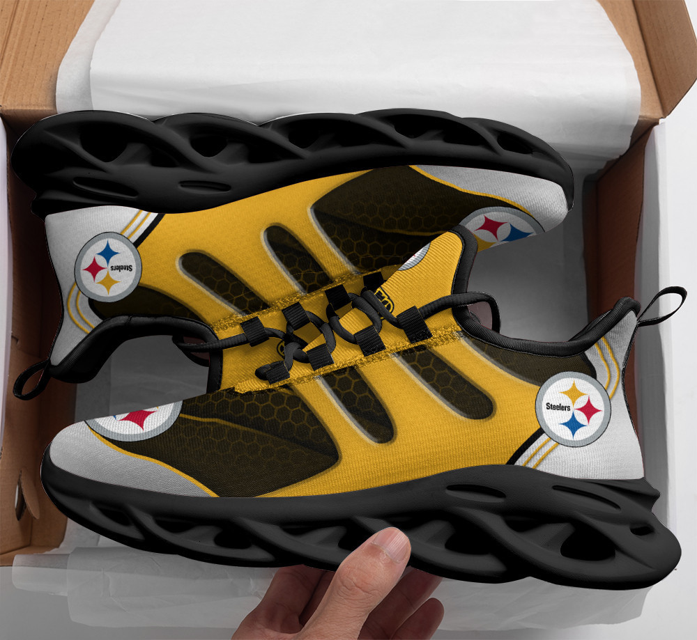 JWFancy Pittsburgh Steelers NFL Max Soul Shoes Sneakers For Men And Women