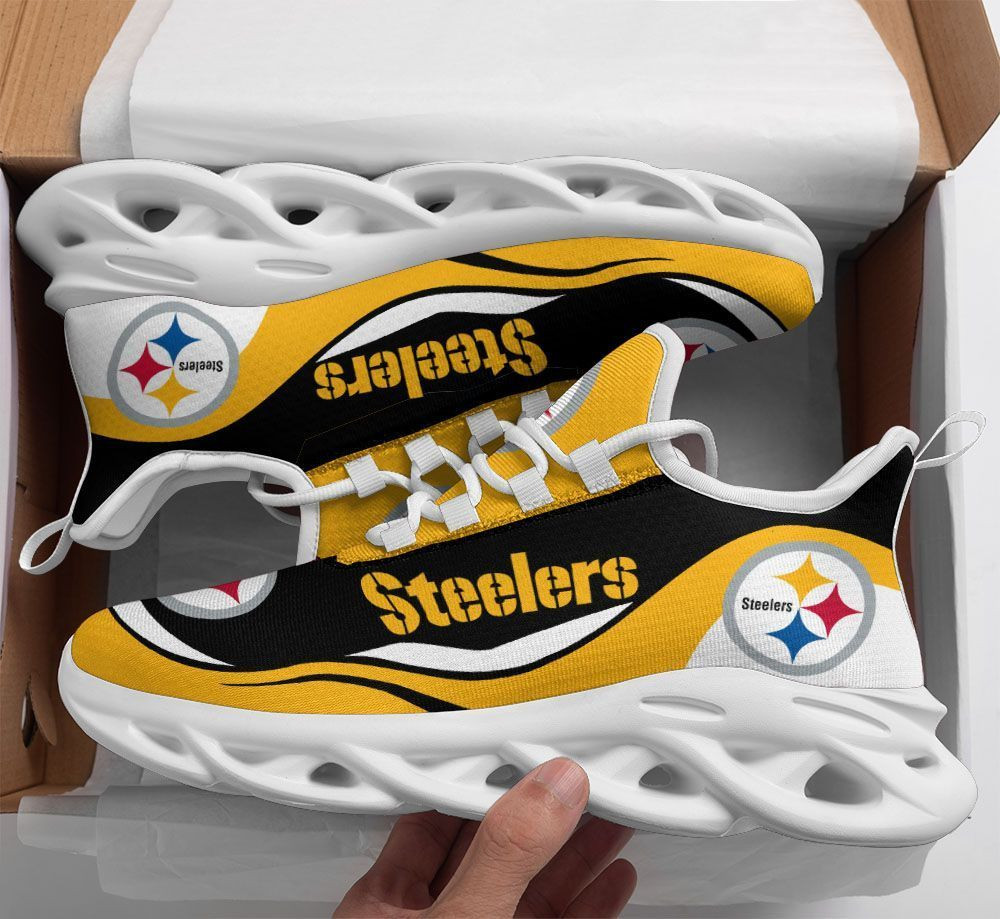 JWFancy Pittsburgh Steelers NFL Max Soul Shoes Sneakers For Men And Women