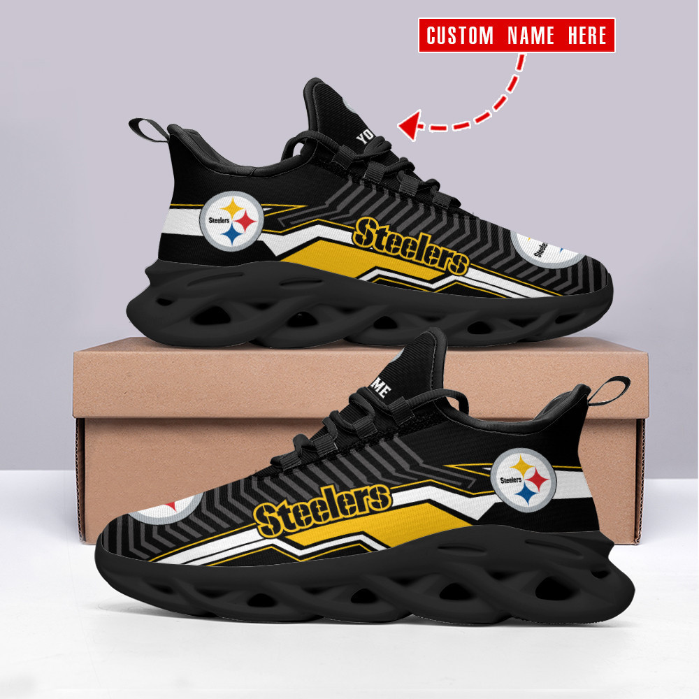 JWFancy Pittsburgh Steelers NFL Max Soul Shoes Sneakers For Men And Women