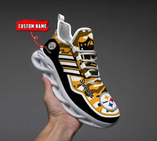 JWFancy Pittsburgh Steelers NFL Max Soul Shoes Sneakers For Men And Women