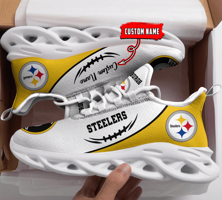 JWFancy Pittsburgh Steelers NFL Max Soul Shoes Sneakers For Men And Women