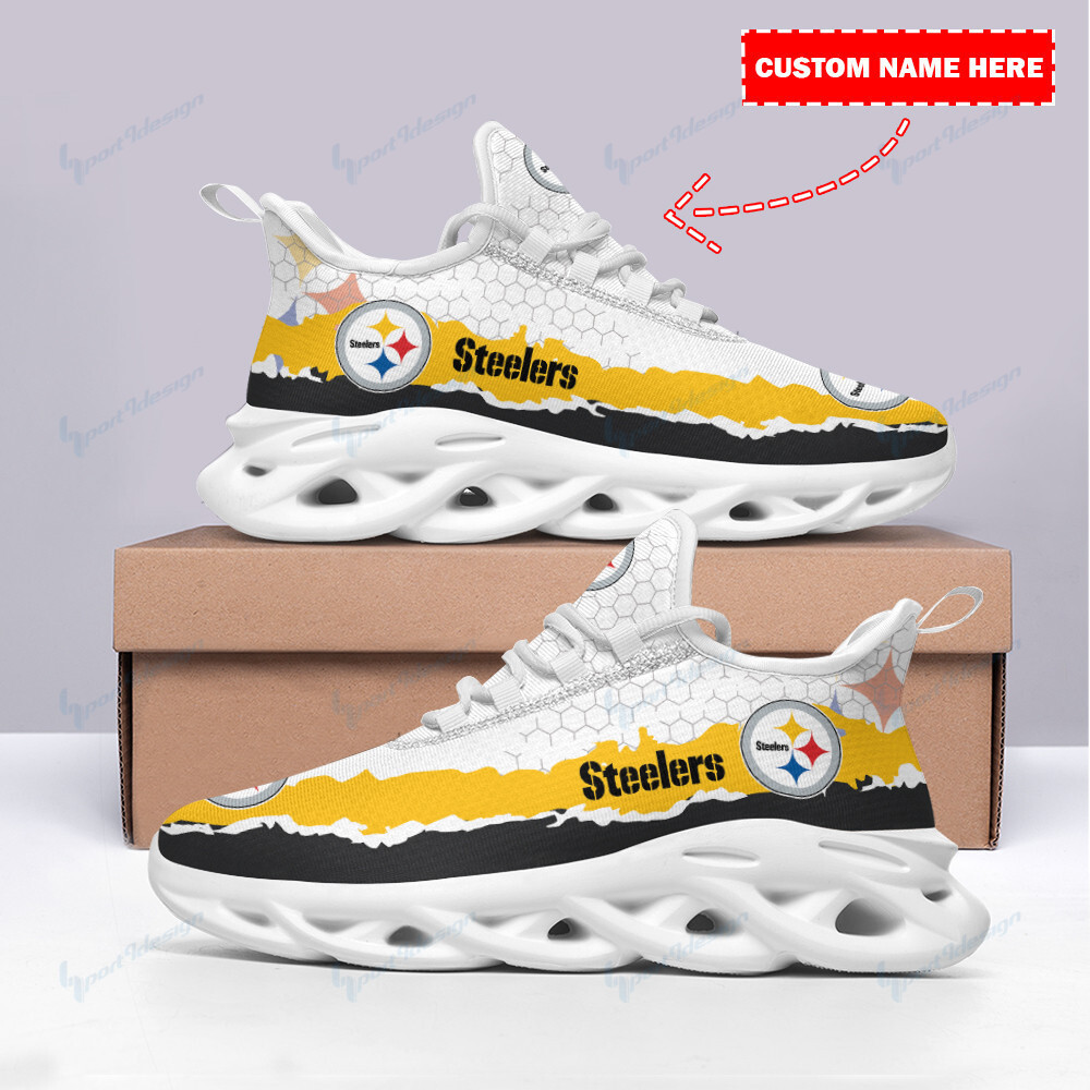 JWFancy Pittsburgh Steelers NFL Max Soul Shoes Sneakers For Men And Women