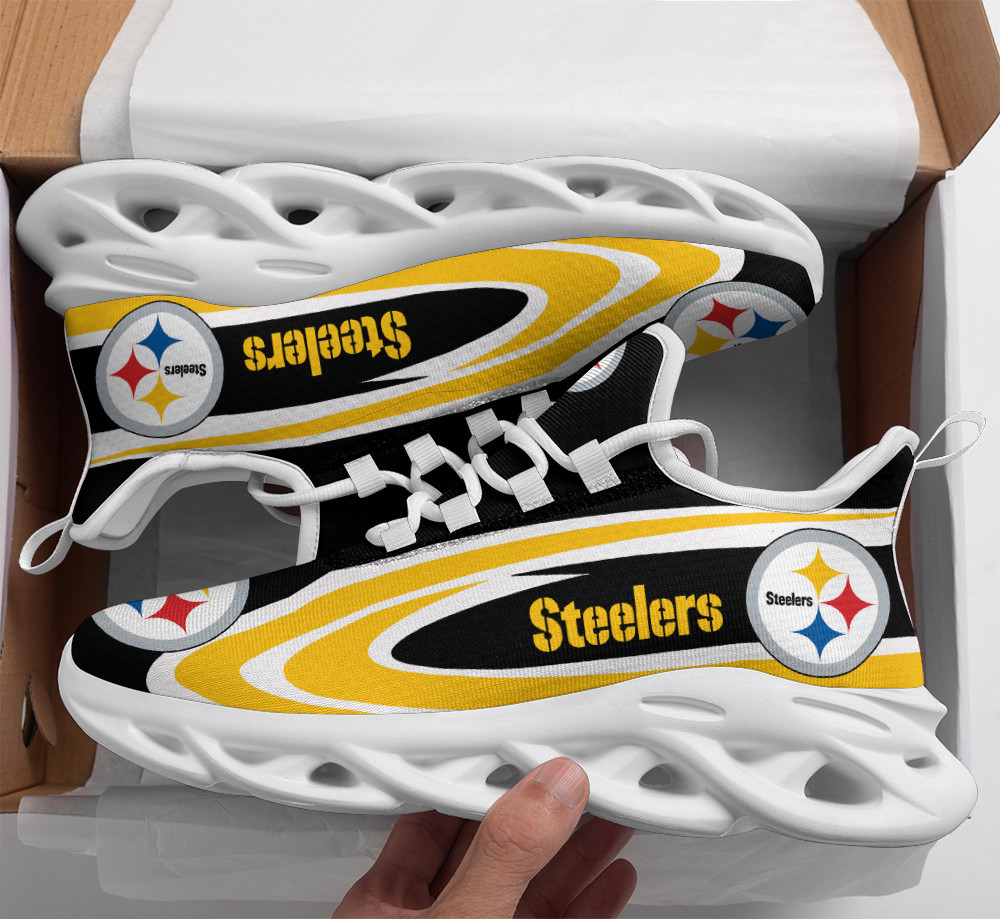 JWFancy Pittsburgh Steelers NFL Max Soul Shoes Sneakers For Men And Women