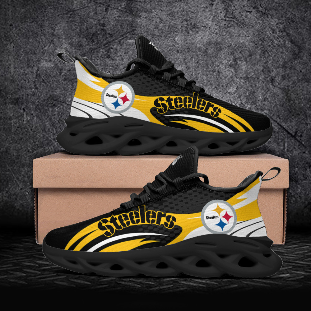 JWFancy Pittsburgh Steelers NFL Max Soul Shoes Sneakers For Men And Women