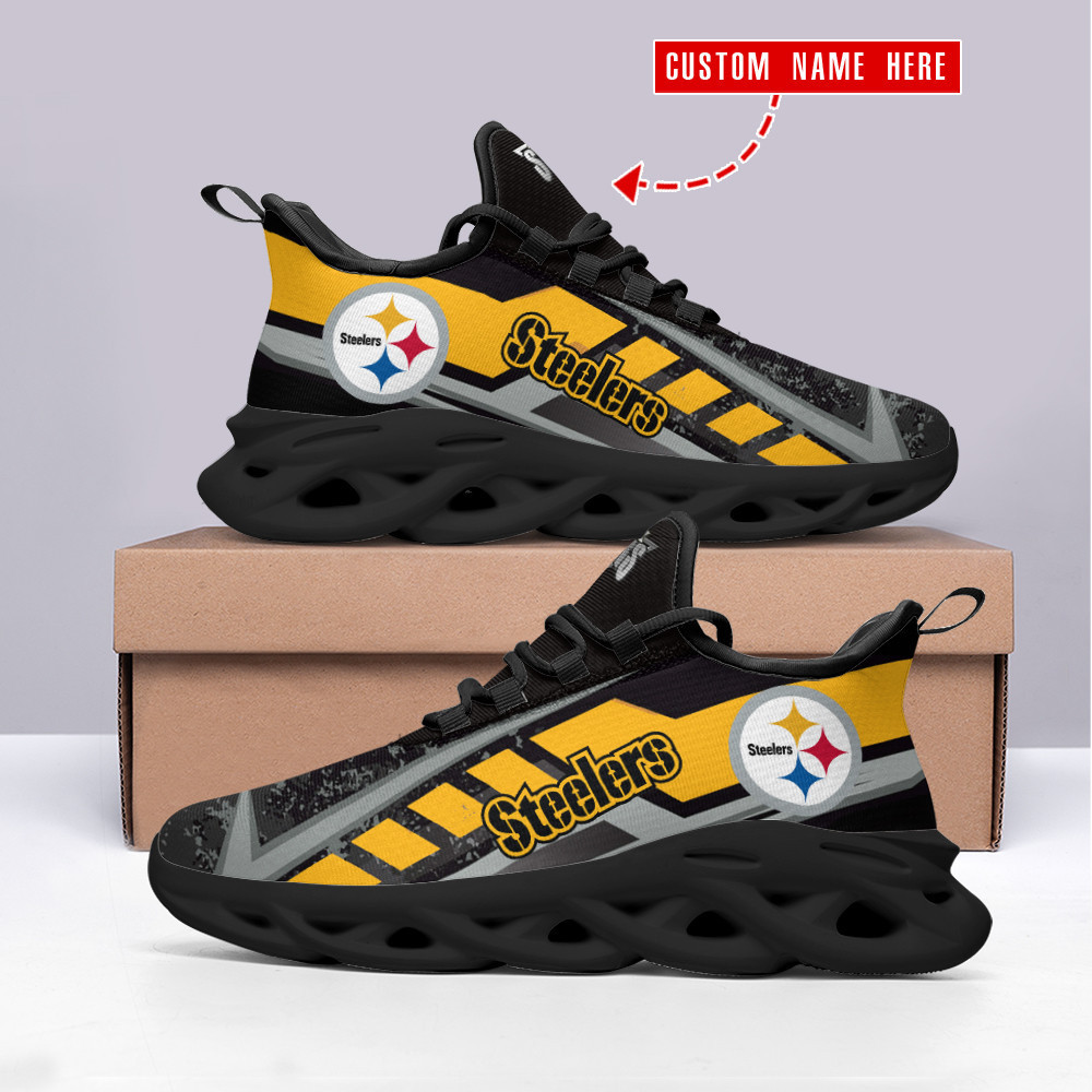 JWFancy Pittsburgh Steelers NFL Max Soul Shoes Sneakers For Men And Women
