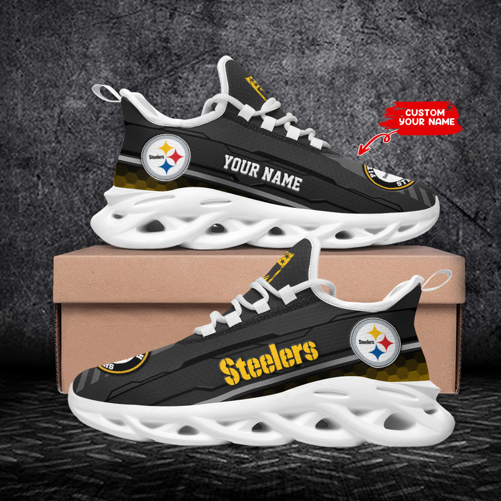 JWFancy Pittsburgh Steelers NFL Max Soul Shoes Sneakers For Men And Women