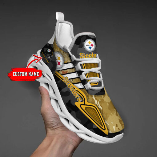 JWFancy Pittsburgh Steelers NFL Max Soul Shoes Sneakers For Men And Women