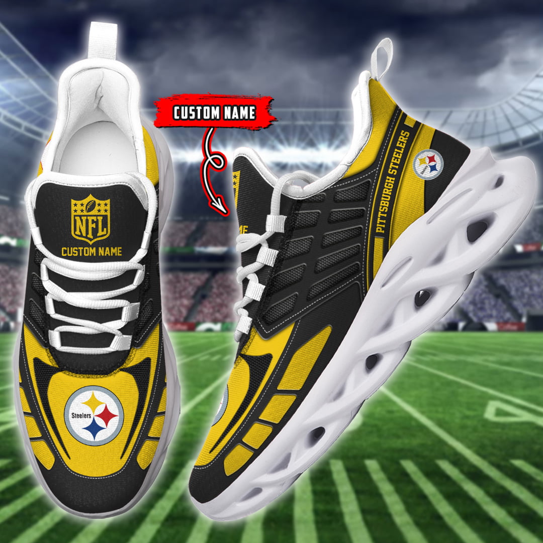 JWFancy Pittsburgh Steelers NFL Max Soul Shoes Sneakers For Men And Women