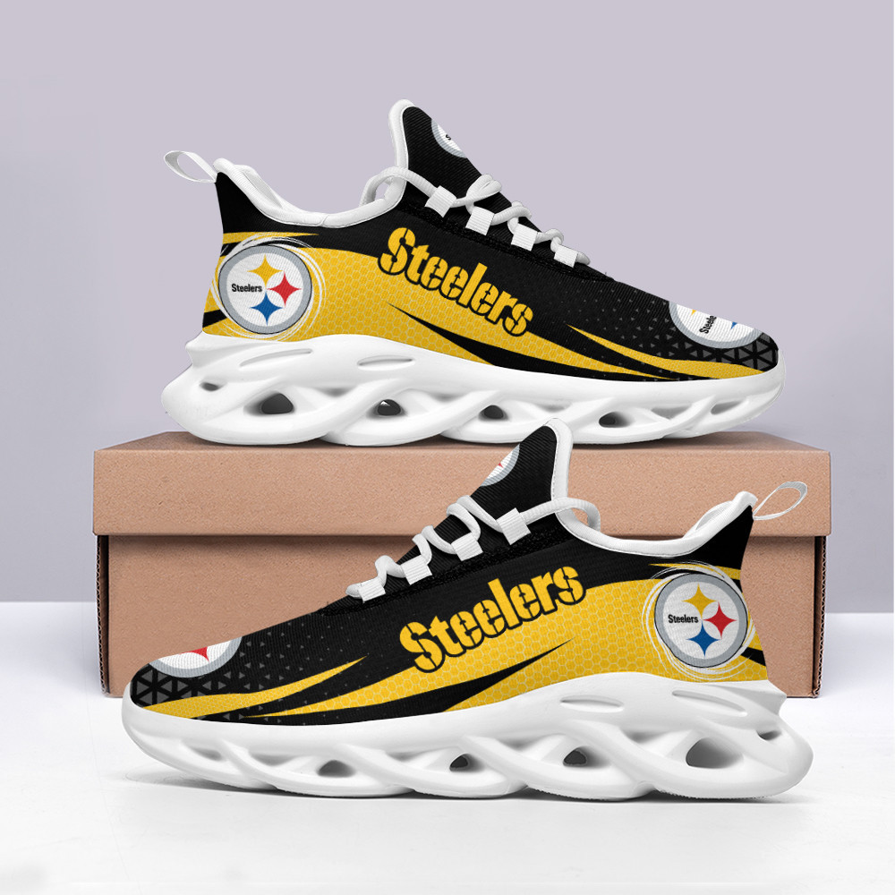 JWFancy Pittsburgh Steelers NFL Max Soul Shoes Sneakers For Men And Women
