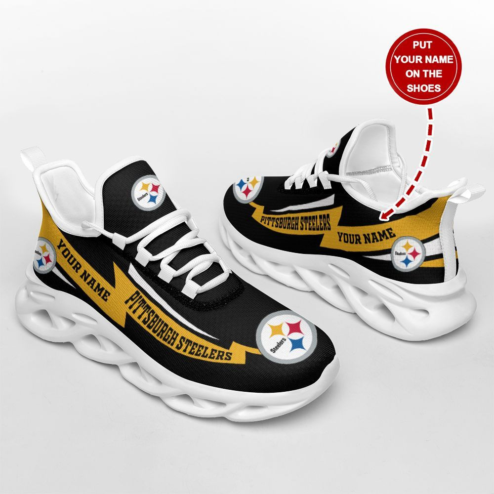 JWFancy Pittsburgh Steelers NFL Max Soul Shoes Sneakers For Men And Women