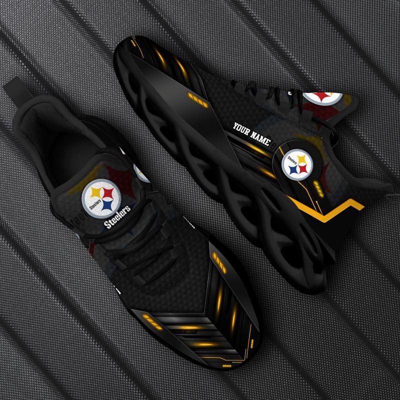 JWFancy Pittsburgh Steelers NFL Max Soul Shoes Sneakers For Men And Women