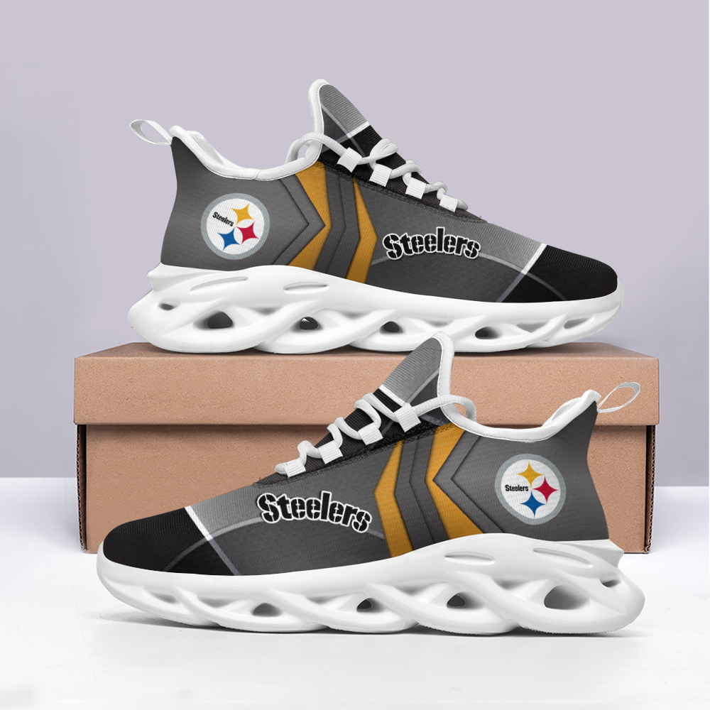 JWFancy Pittsburgh Steelers NFL Max Soul Shoes Sneakers For Men And Women