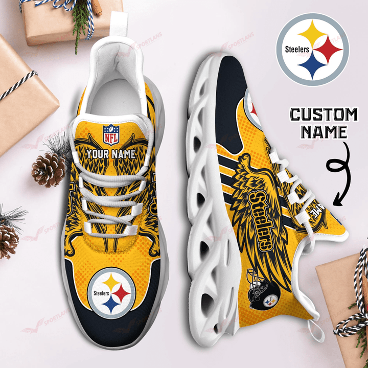 JWFancy Pittsburgh Steelers NFL Max Soul Shoes Sneakers For Men And Women