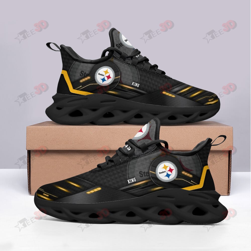 JWFancy Pittsburgh Steelers NFL Max Soul Shoes Sneakers For Men And Women