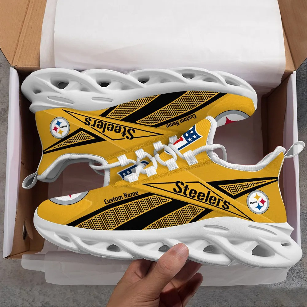 JWFancy Pittsburgh Steelers NFL Max Soul Shoes Sneakers For Men And Women