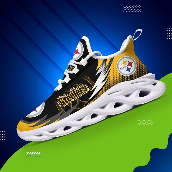 JWFancy Pittsburgh Steelers NFL Max Soul Shoes Sneakers For Men And Women
