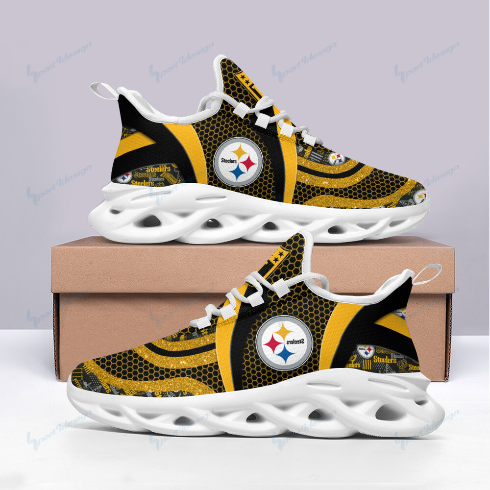 JWFancy Pittsburgh Steelers NFL Max Soul Shoes Sneakers For Men And Women