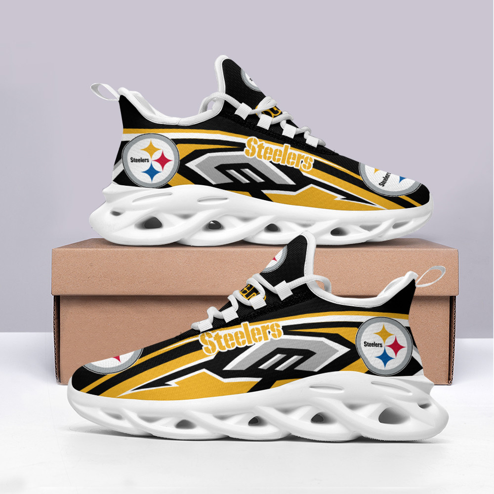 JWFancy Pittsburgh Steelers NFL Max Soul Shoes Sneakers For Men And Women