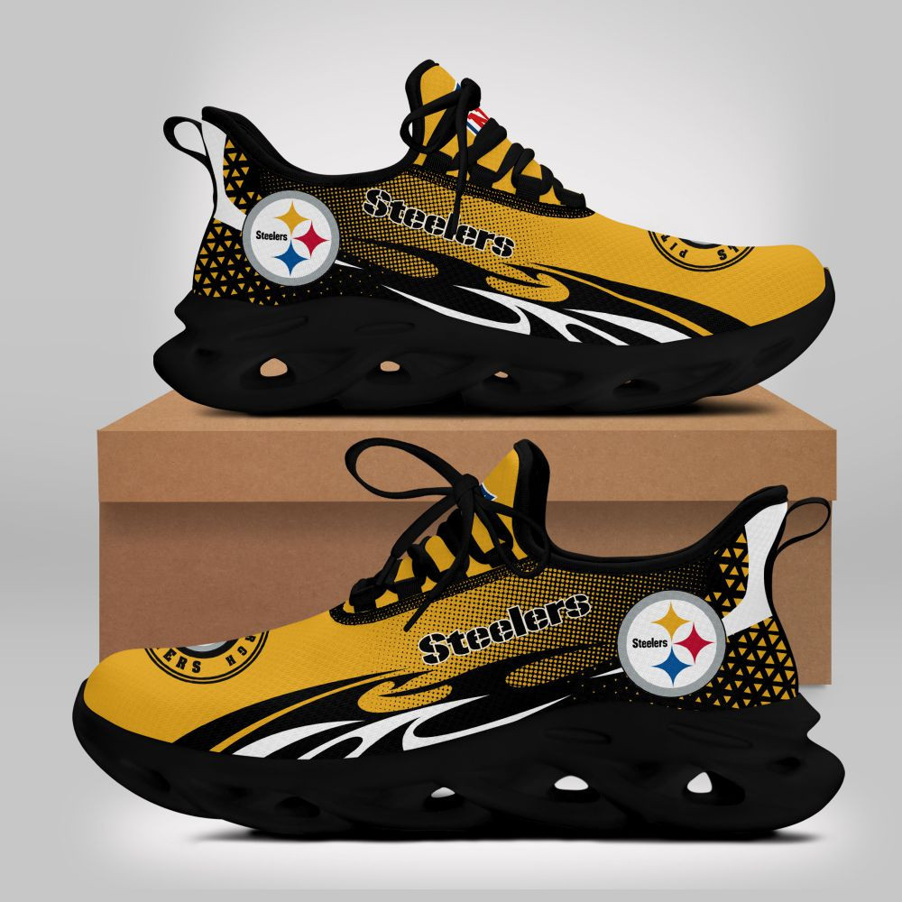 JWFancy Pittsburgh Steelers NFL Max Soul Shoes Sneakers For Men And Women