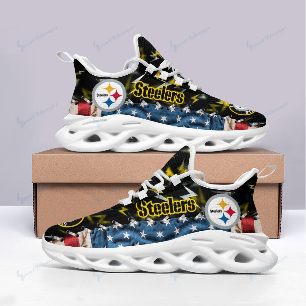 JWFancy Pittsburgh Steelers NFL Max Soul Shoes Sneakers For Men And Women