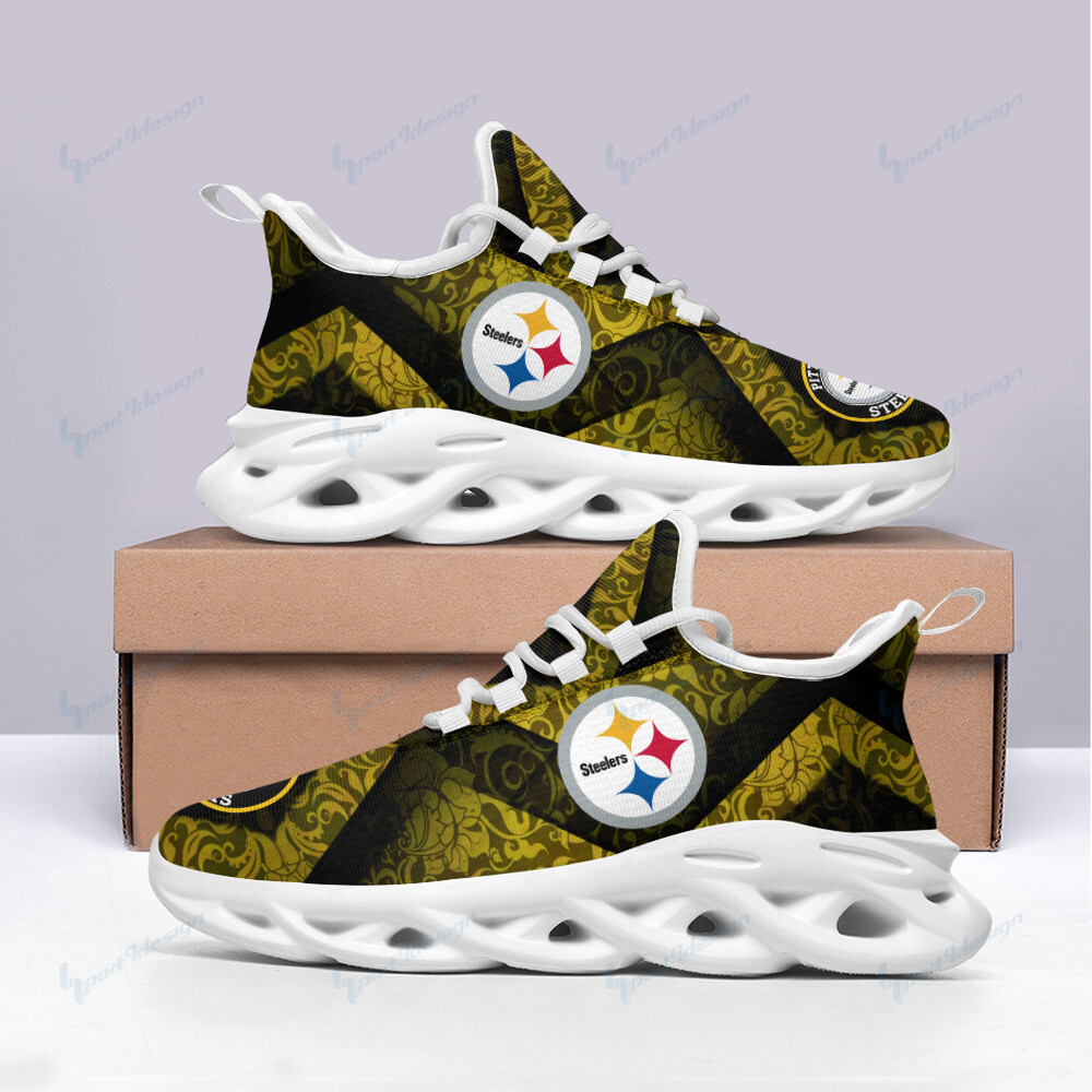JWFancy Pittsburgh Steelers NFL Max Soul Shoes Sneakers For Men And Women