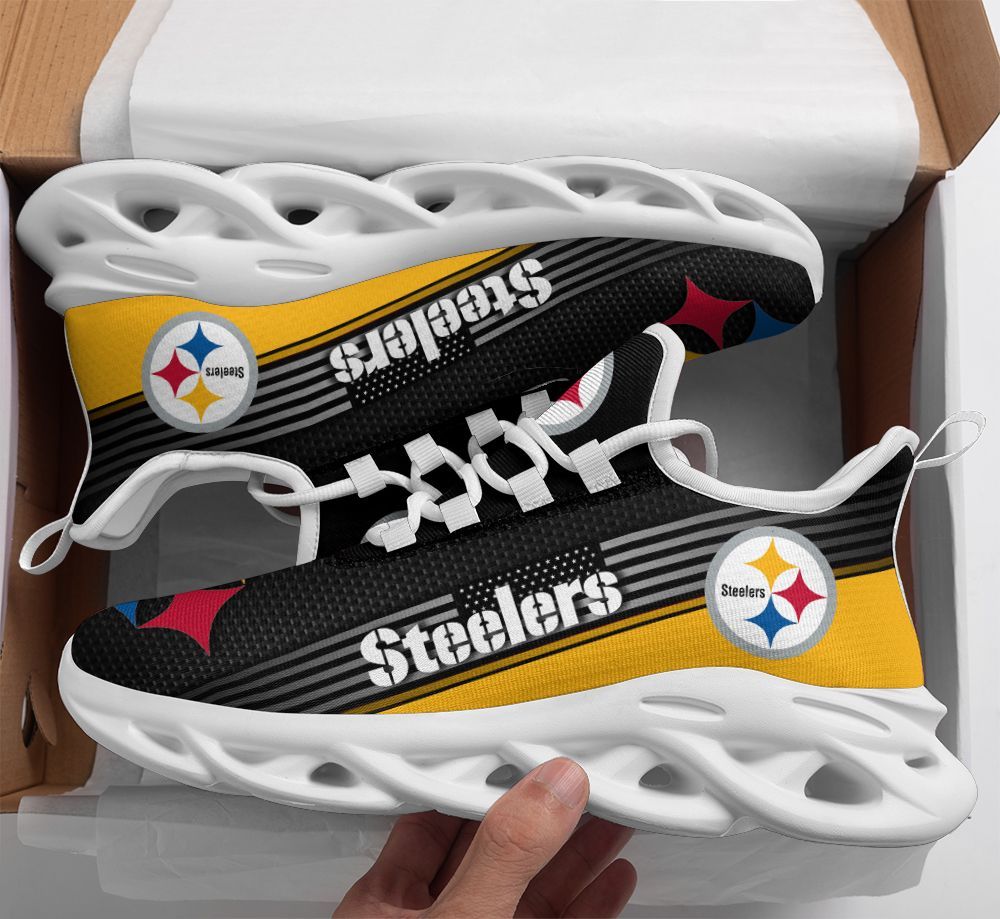JWFancy Pittsburgh Steelers NFL Max Soul Shoes Sneakers For Men And Women