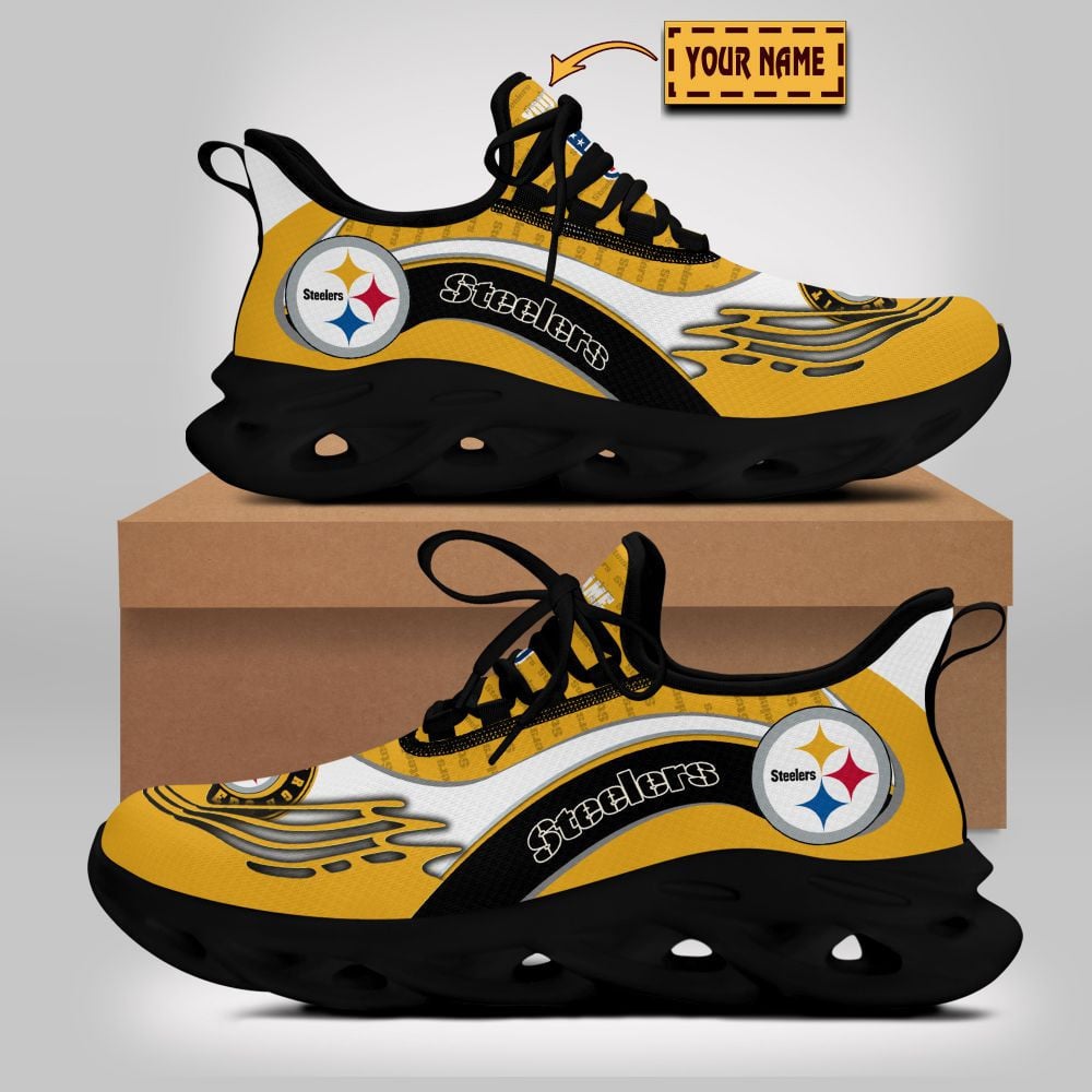 JWFancy Pittsburgh Steelers NFL Max Soul Shoes Sneakers For Men And Women