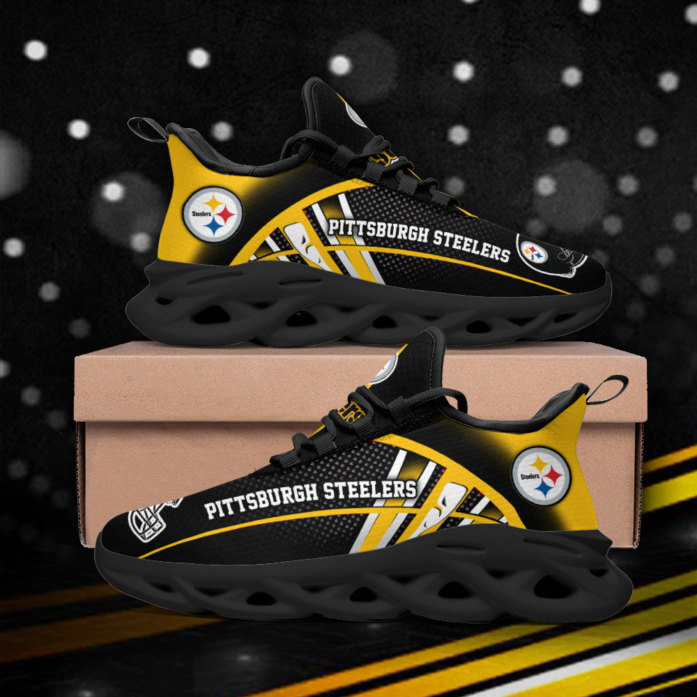 JWFancy Pittsburgh Steelers NFL Max Soul Shoes Sneakers For Men And Women