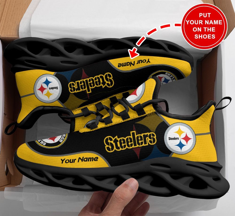 JWFancy Pittsburgh Steelers NFL Max Soul Shoes Sneakers For Men And Women