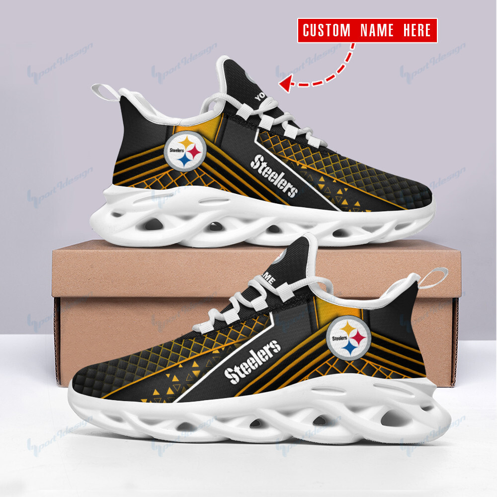 JWFancy Pittsburgh Steelers NFL Max Soul Shoes Sneakers For Men And Women