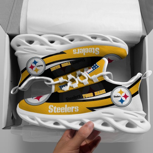 JWFancy Pittsburgh Steelers NFL Max Soul Shoes Sneakers For Men And Women