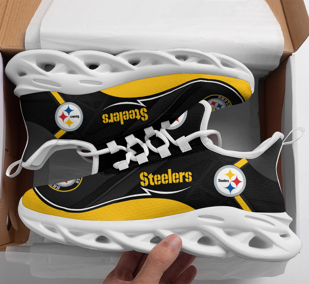 JWFancy Pittsburgh Steelers NFL Max Soul Shoes Sneakers For Men And Women