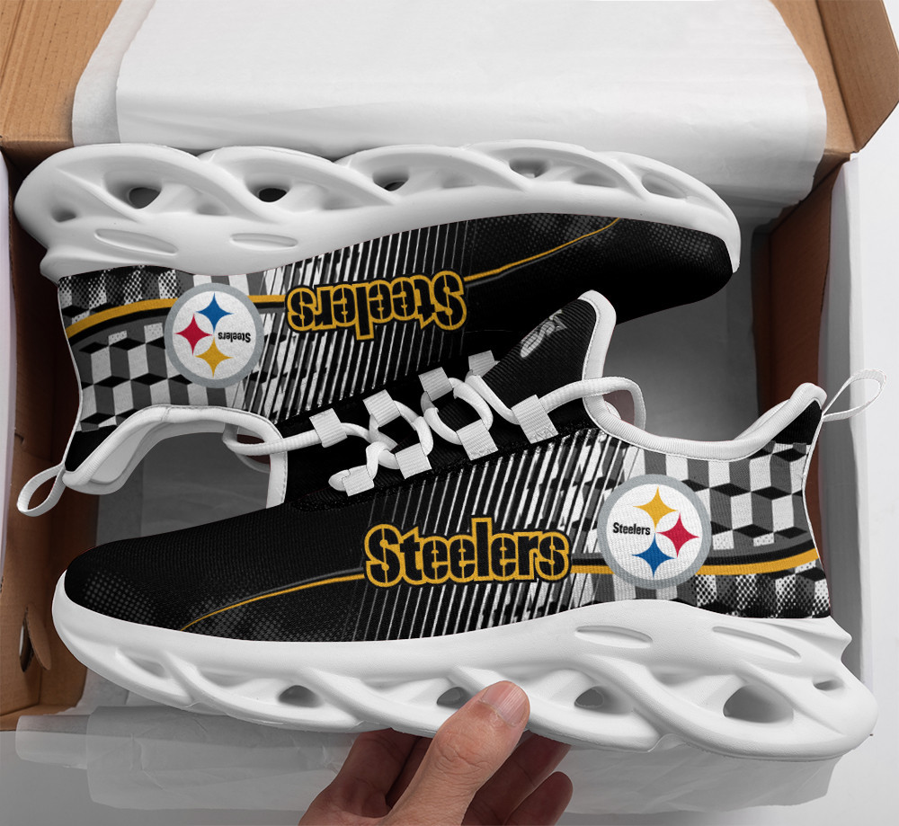 JWFancy Pittsburgh Steelers NFL Max Soul Shoes Sneakers For Men And Women