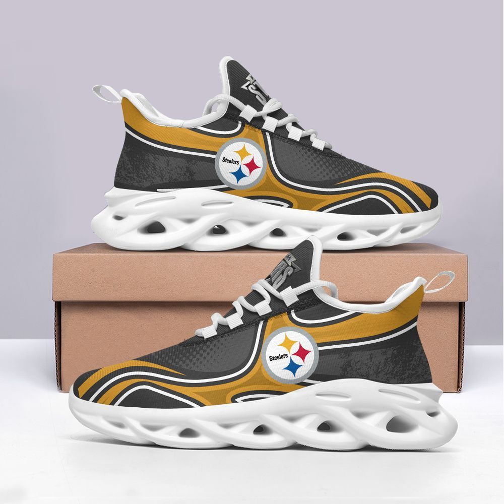 JWFancy Pittsburgh Steelers NFL Max Soul Shoes Sneakers For Men And Women