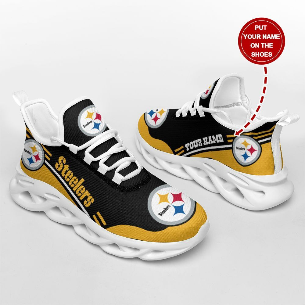 JWFancy Pittsburgh Steelers NFL Max Soul Shoes Sneakers For Men And Women