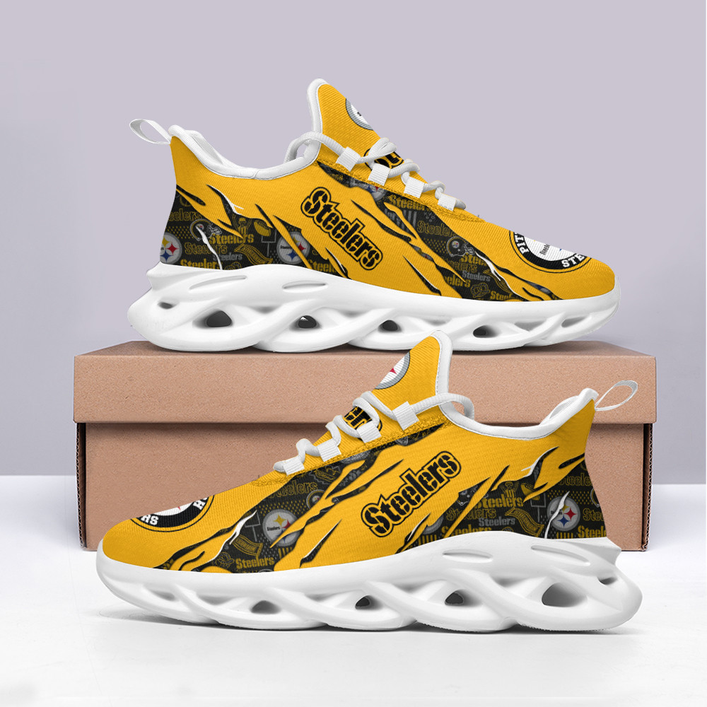 JWFancy Pittsburgh Steelers NFL Max Soul Shoes Sneakers For Men And Women