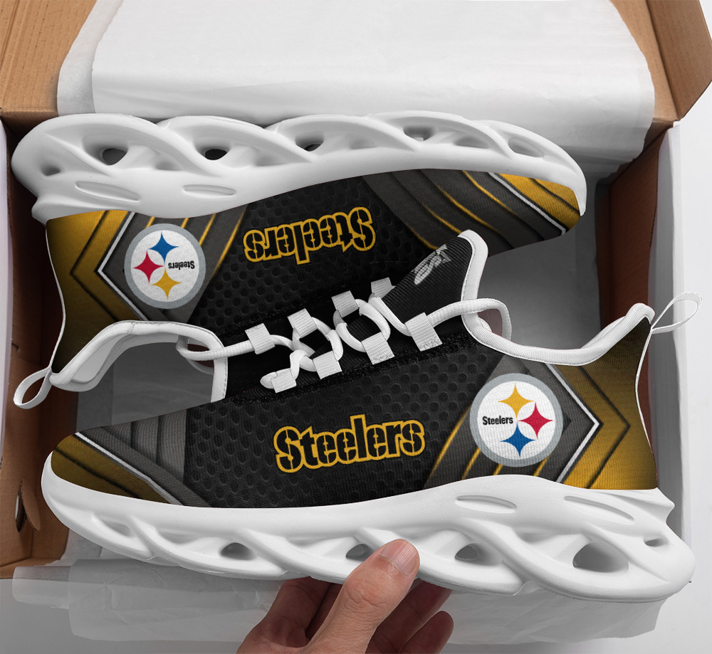 JWFancy Pittsburgh Steelers NFL Max Soul Shoes Sneakers For Men And Women